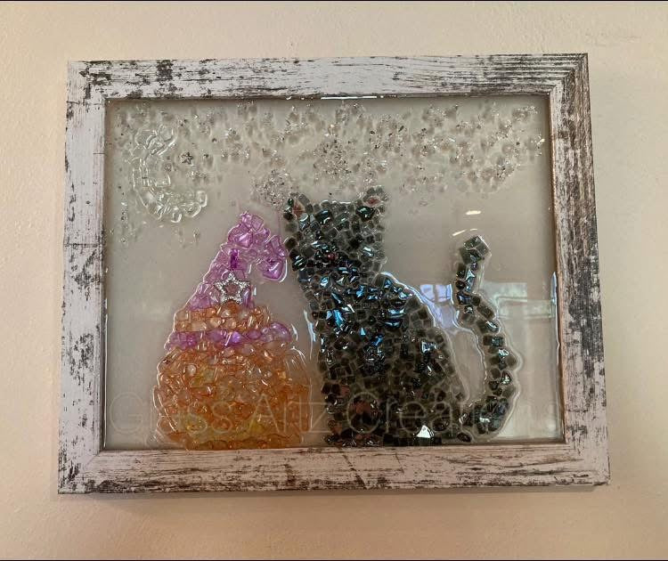 Framed DIY Glass Art Kits Over 60 designs to choose from!                                  **For best Shipping price order 1 kit at a time. If you want to order 3 or more kits please reach out to me by phone or email for the best shipping price. Thank you