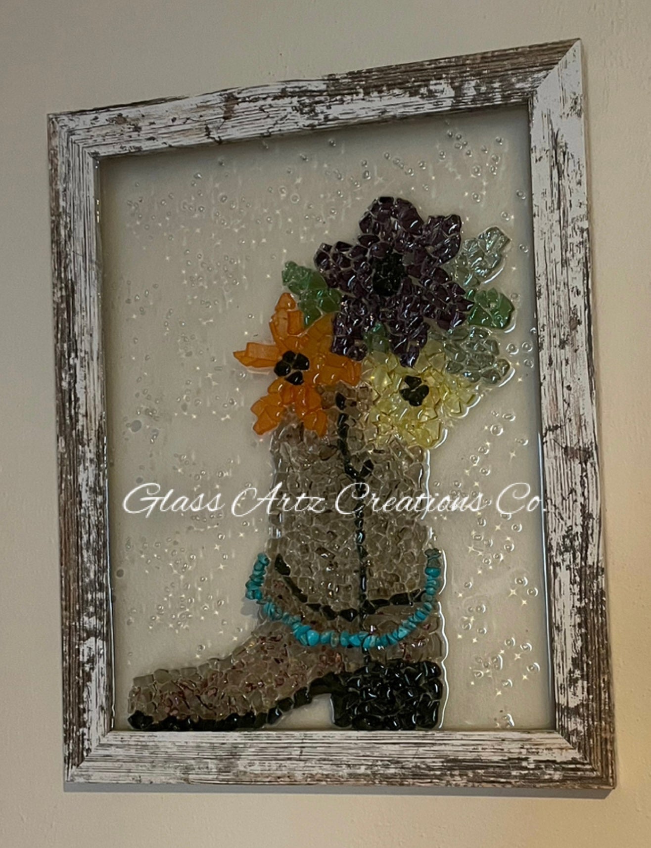 Framed DIY Glass Art Kits Over 60 designs to choose from!                                  **For best Shipping price order 1 kit at a time. If you want to order 3 or more kits please reach out to me by phone or email for the best shipping price. Thank you